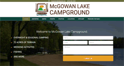 Desktop Screenshot of mcgowanlake.com